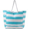 Bavlnená plážová taška s magnetickým zatváraním , Blue (Farba light blue)