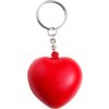 Antistresová kľúčenka - srdce , Red