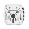 Univerzálny cestovný adaptér MUV micro, 2-pólový , white (Farba white)