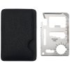 Multifunkčná karta v puzdre , Silver,solid black (Farba Silver,solid black)