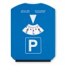 Kombinácia parkovacej karty a škrabky na ľad , Blue