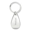 Kľúčenka s otváračom fliaš , shiny silver (Farba shiny silver)