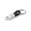 USB kábel s konektorom 2 v 1 , Black