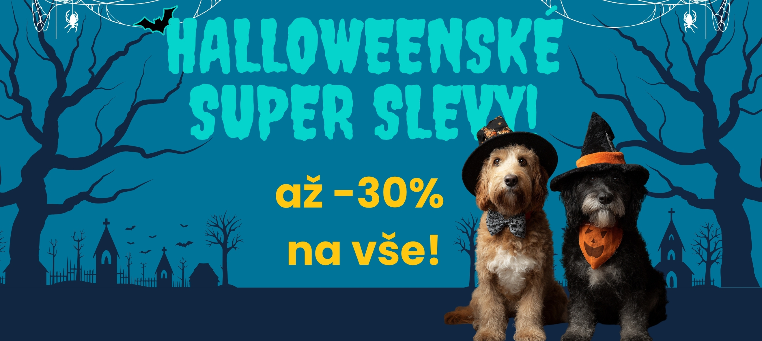 akce halloween -30% na vše