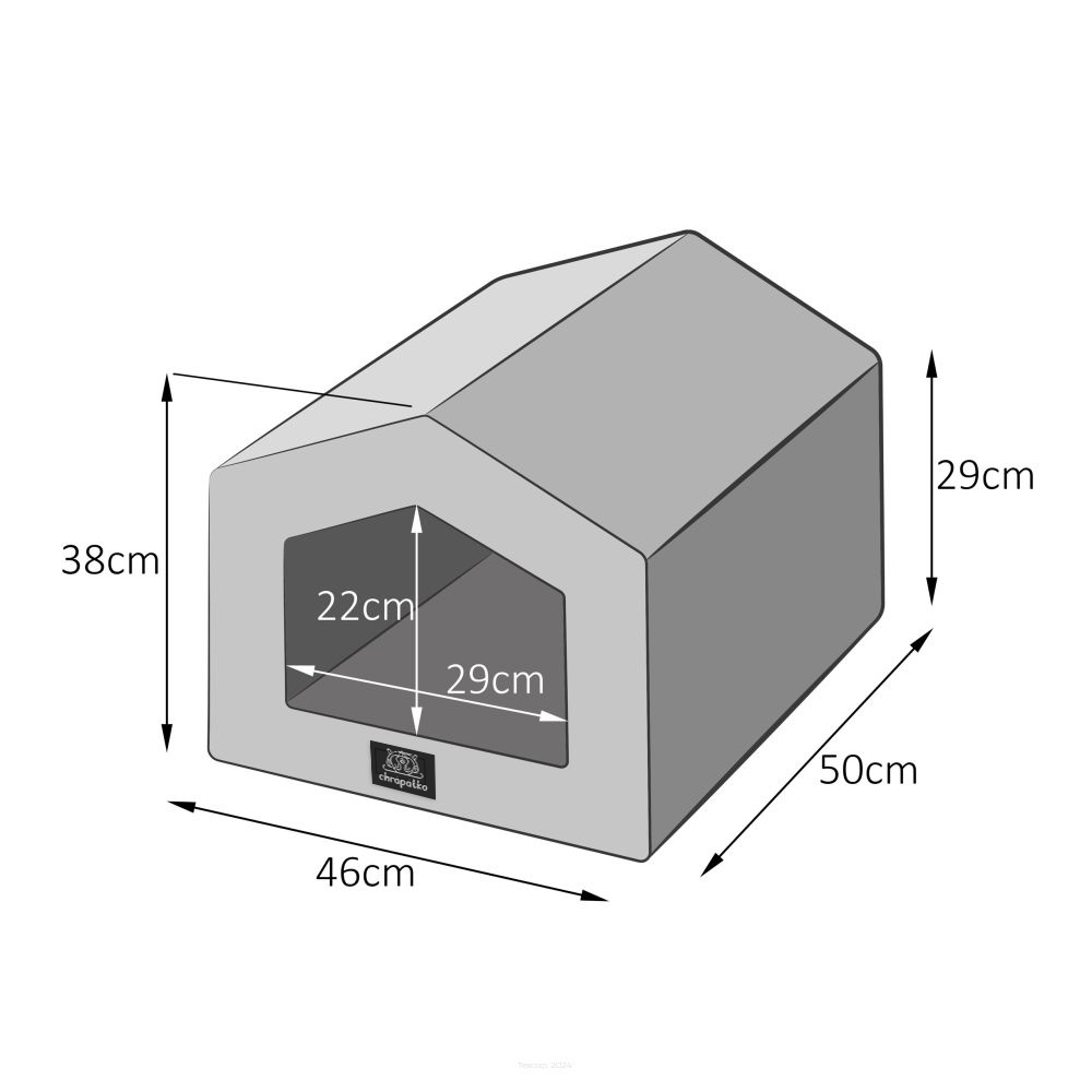Výkres velikosti Glampi domek R1