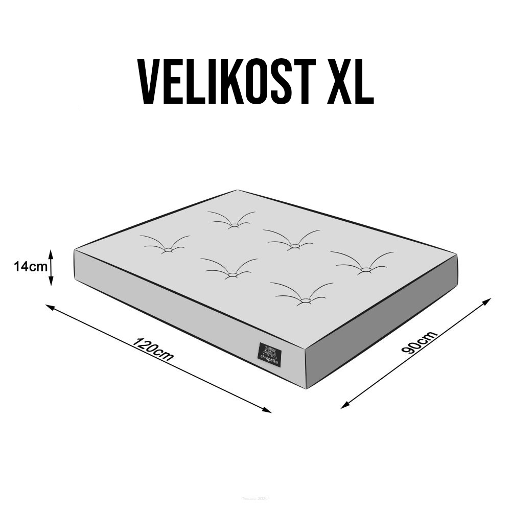 Výkres matrace Lenoch – XL
