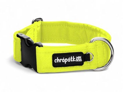 Obojek pro psa Neon Yellow Chrápátko