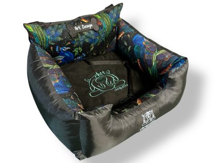 autosedacka pro psa art peacock