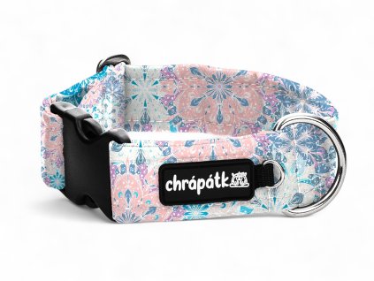 obojek-pro-psa-chrapatko-snowflake-pastel