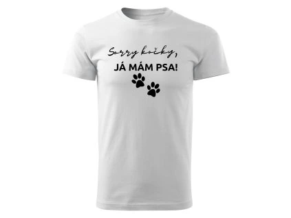 Pánské tričko SORRY KOČKY Chrápátko®
