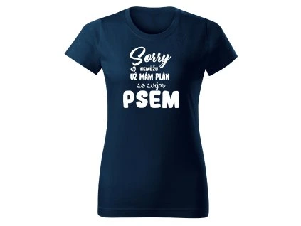 Dámské tričko SORRY NEMŮŽU Chrápátko®