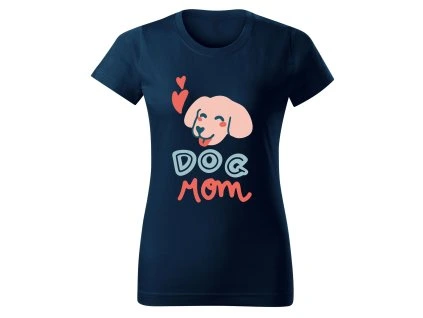 Dámské tričko DOG MOM Chrápátko®