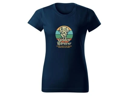 Dámské tričko GOLDEN RETRIEVER Chrápátko®