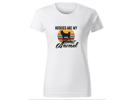 Dámské tričko HUSKIES SPIRIT Chrápátko®
