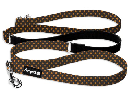 prepinaci voditko chrapatko halloween black orange dots