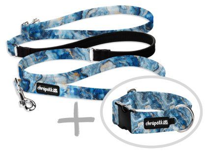 Set obojek a přepínací vodítko Marble Desa