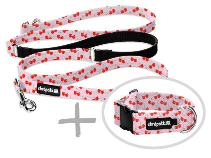Set obojek a přepínací vodítko Cherry pink