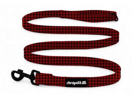 Vodítko pro psa Flannel Red Chrápátko®