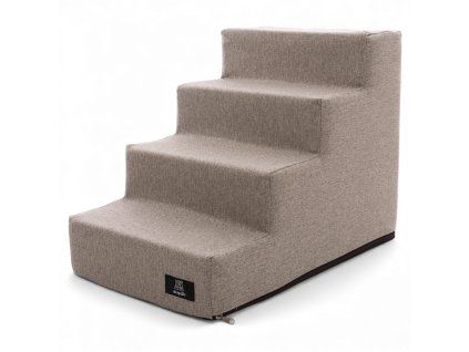 Velké schůdky pro psa a kočku – béžové