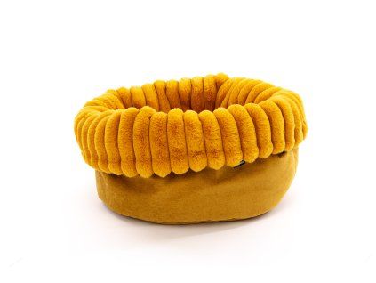 Pelech pro psa Košík CloudStripe – okrový