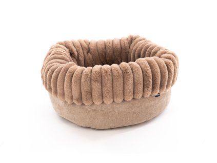 Pelech pro psa Košík CloudStripe – latté