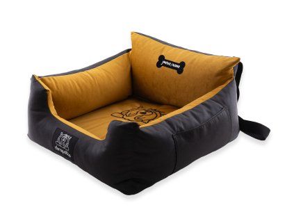 Autosedačka pro psa do auta PawVelvet - medová