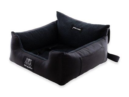 Autosedačka pro psa do auta PlushGuard - černá