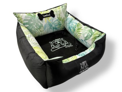 autosedacka pro psa art monstera green