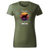 Dámské tričko BEZ PSA TO NENÍ ONO Chrápátko®