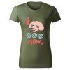 Dámské tričko DOG MOM Chrápátko®