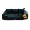 chrapatko autosedacka pro psa pawvelvet lahvove zelena 8