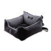 Autosedačka pro psa do auta PlushGuard - šedá