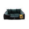 chrapatko autosedacka pro psa plushguard lahvove zelena 7
