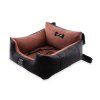 Autosedačka pro psa do auta PlushGuard - terra cotta