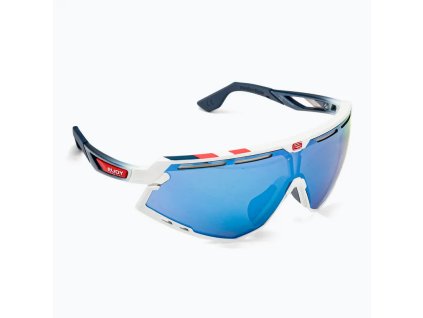 Cyklistické okuliare Rudy Project Defender white gloss / fade blue / multilaser ice