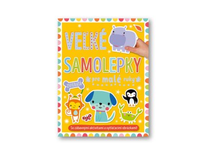 Veľké samolepky pre malé ruky Zvieratá