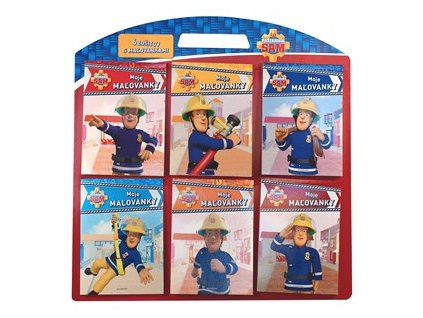 Požiarnik Sam - 6 bločkov s maľovankami