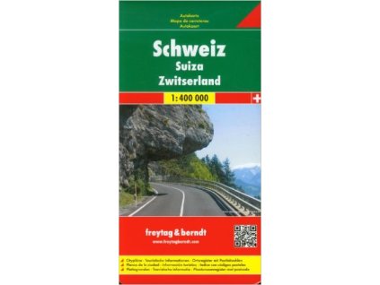 Automapa Švýcarsko 1:400 000