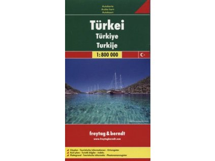 Automapa Turecko 1:800 000/1:2 000 000