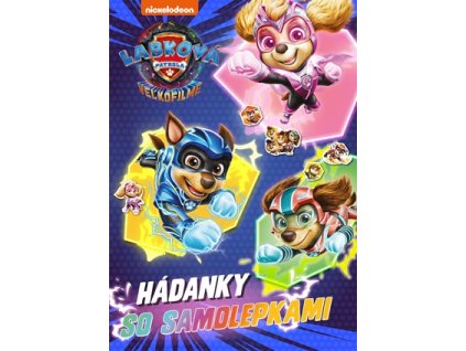 Labková patrola vo veľkofilme - Hádanky so samolepkami