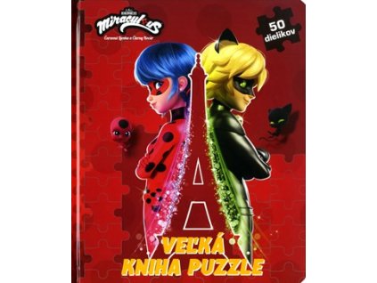 Čarovná Lienka a Čierny Kocúr - Veľká kniha puzzle