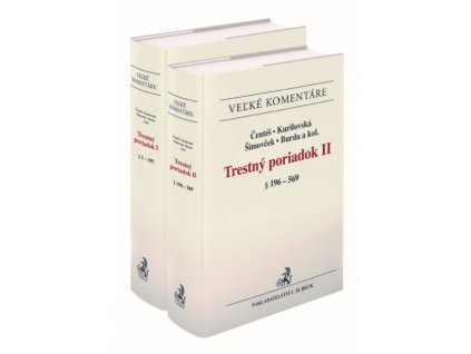Trestný poriadok. Komentár (2 zväzky)