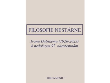 Filosofie nestárne