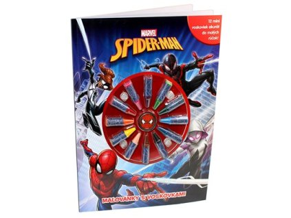 Spider-Man - Maľovanky s voskovkami