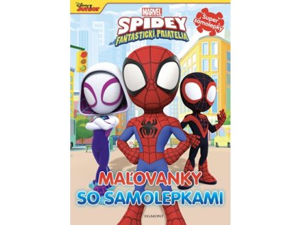 Spidey a jeho fantastickí kamaráti - Maľovanky so samolepkami