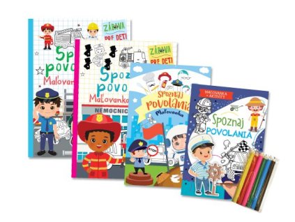 Spoznaj povolania - Maľovanka + aktivity