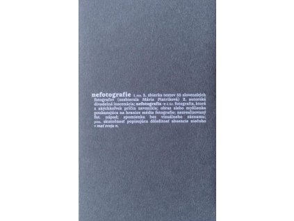 Nefotografie