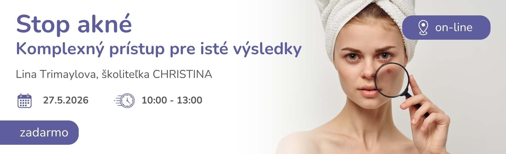 Webinář Stop akné 27.5.
