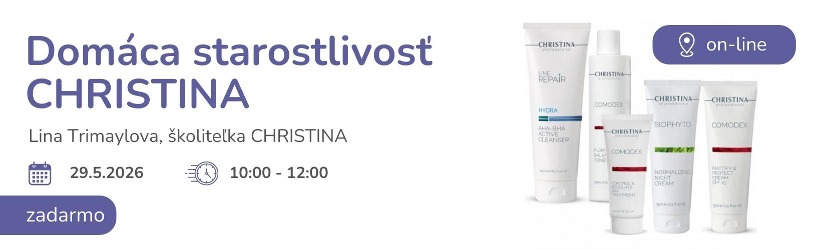 Webinár Domáca starostlivosť CHRISTINA