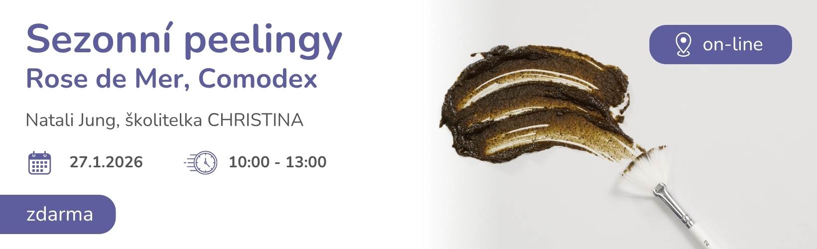 Webinář Sezonní peelingy 27.1.